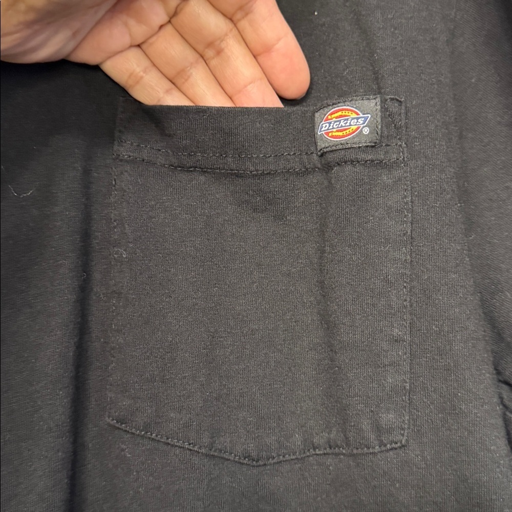 Dickies Black Pocket T-Shirt Size 3XL #6041 - Picture 3 of 5